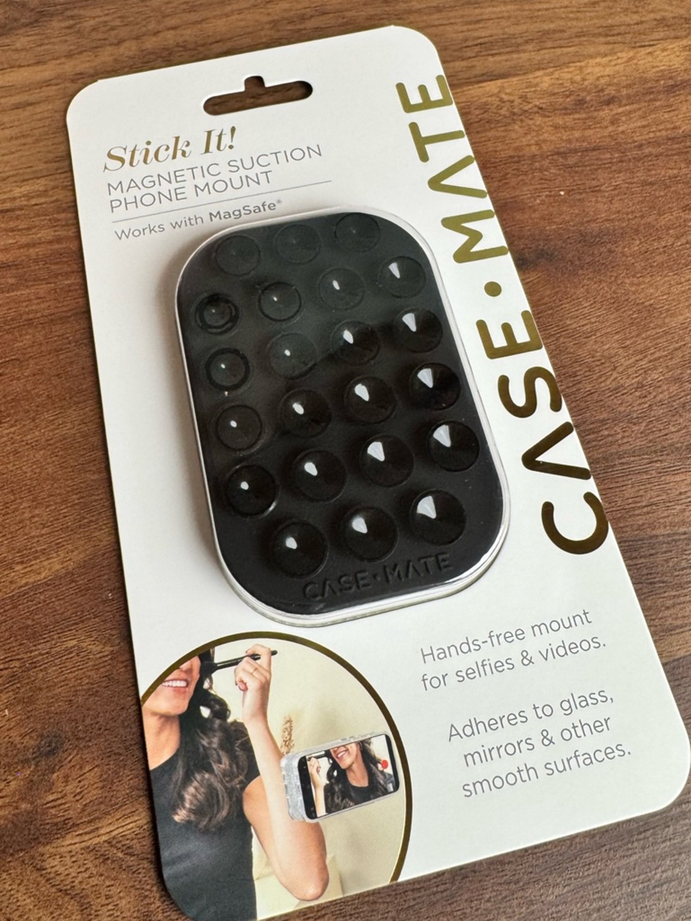 case-mate Stick It! Magnetic Suction Phone Mount - Midnight